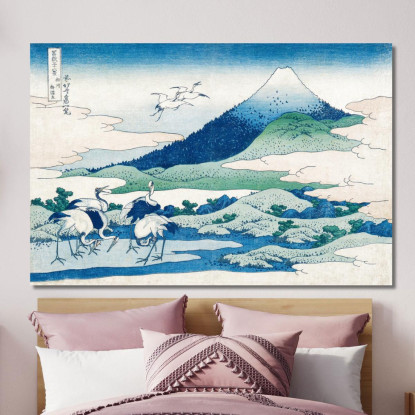 Tenuta Umezawa Nella Provincia Di Sagami katsushika hokusai khk34 quadro stampato su tela