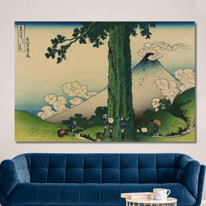 Passo Mishima Nella Provincia Di Kai katsushika hokusai khk41 quadro stampato su tela