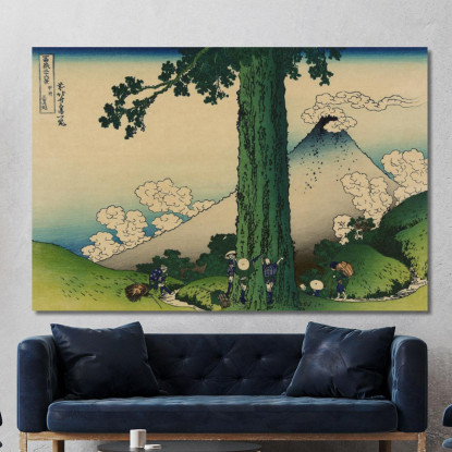 Passo Mishima Nella Provincia Di Kai katsushika hokusai khk41 quadro stampato su tela