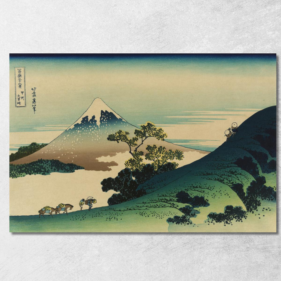 Il Passo Inume Nella Provincia Di Kai katsushika hokusai khk84 quadro stampato su tela