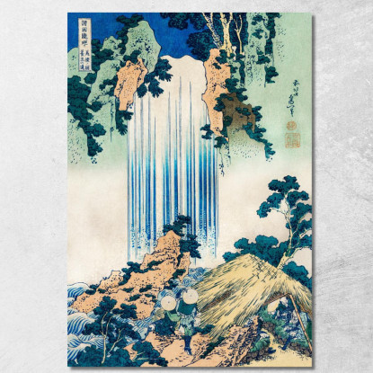 Cascata Yoro Nella Provincia Di Mino katsushika hokusai khk101 quadro stampato su tela