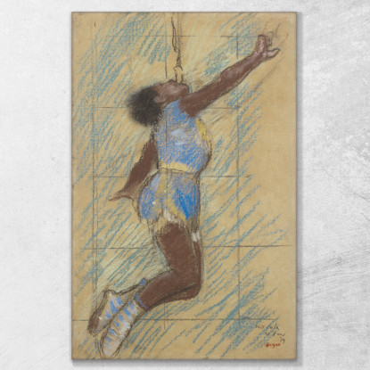 La Signorina Lala Al Circo Fernando Edgar Degas edg212 quadro stampato su tela