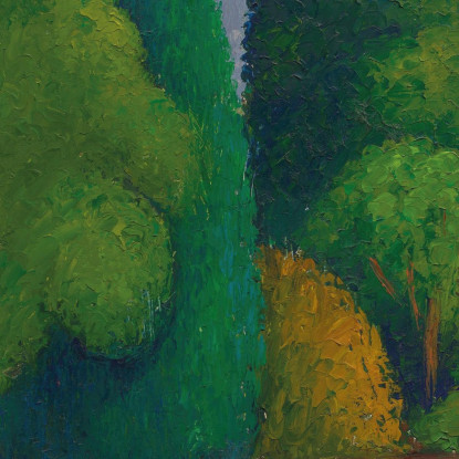 Paesaggio Fila Di Alberi Mark Gertler mgr10 quadro stampato su tela