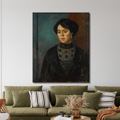 Ritratto Della Sorella Dell'Artista Sophie Mark Gertler mgr19 quadro stampato su tela