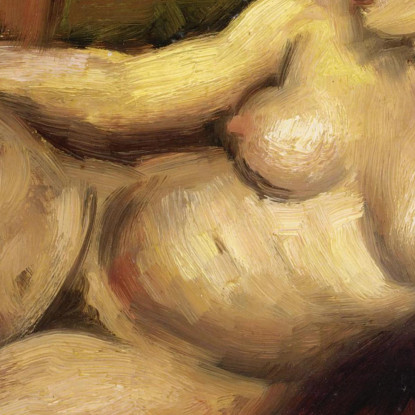 Nudo Sdraiato Mark Gertler mgr20 quadro stampato su tela