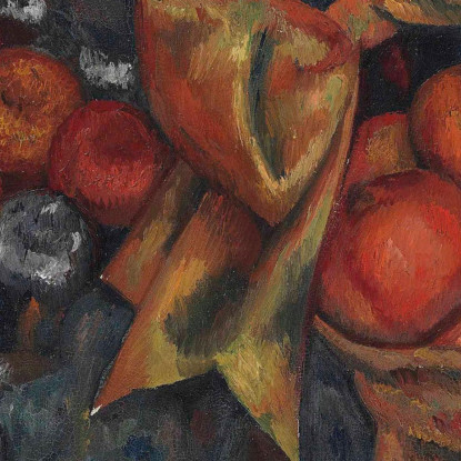 Natura Morta Con Melograni E Frutta Mark Gertler mgr24 quadro stampato su tela
