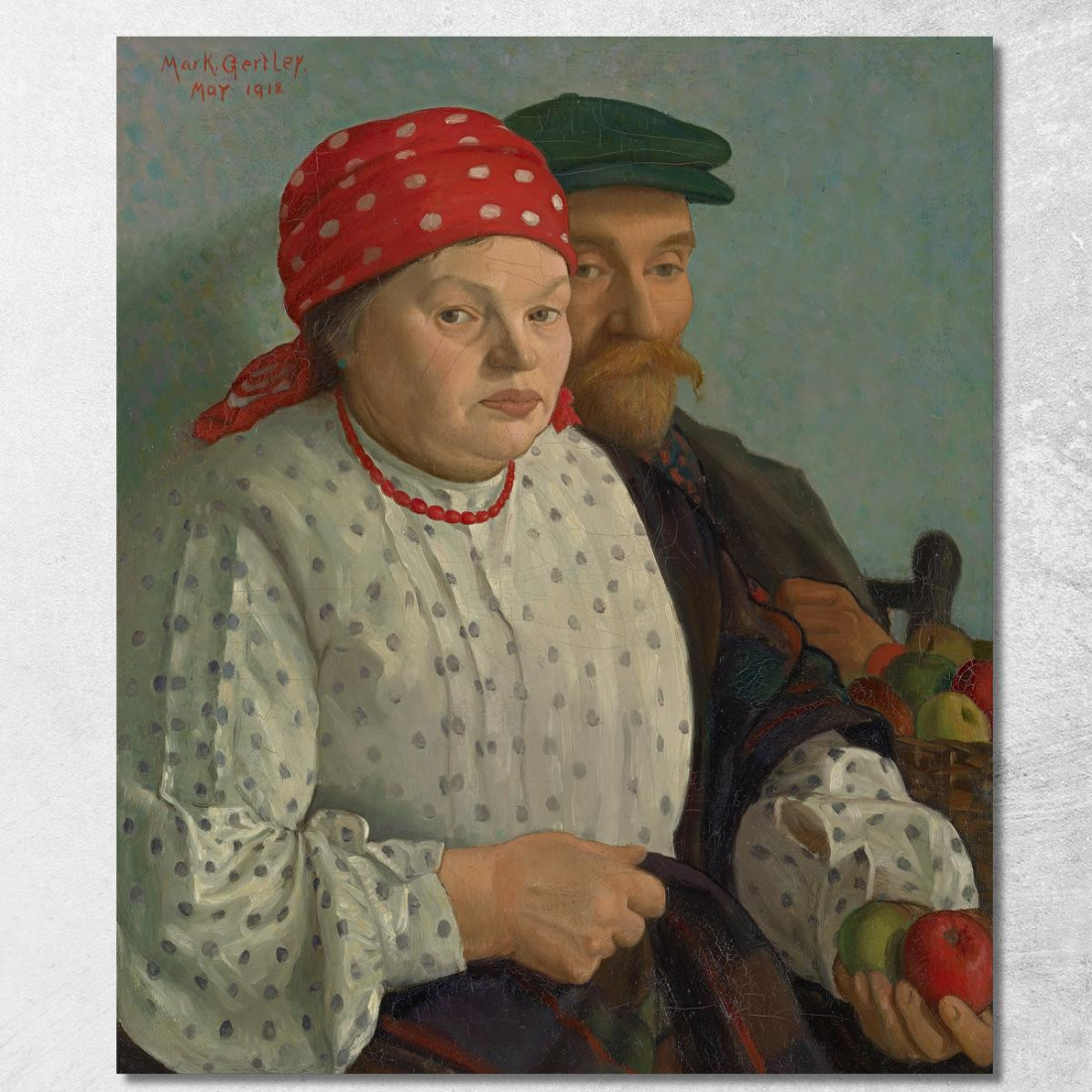 La Donna Della Mela E Suo Marito Mark Gertler mgr30 quadro stampato su tela La Donna Della Mela E Suo Marito Mark Gertler mgr30 quadro stampato su tela