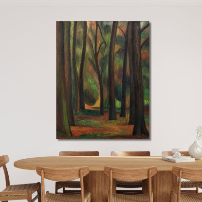 Alberi A Garsington Mark Gertler mgr36 quadro stampato su tela