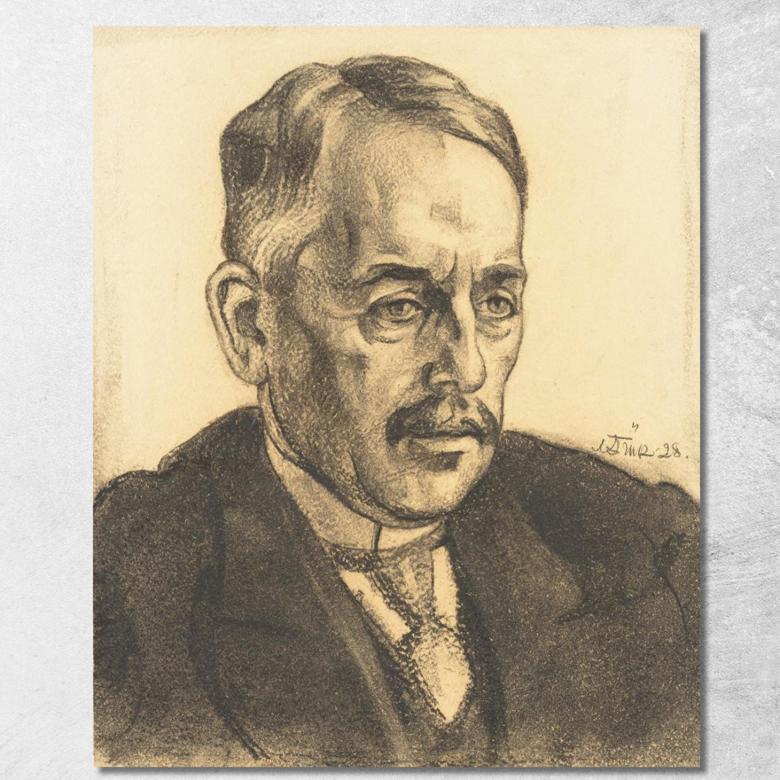 Ritratto Di Gustav Suitsu Nikolai Triik ntr7 quadro stampato su tela Ritratto Di Gustav Suitsu Nikolai Triik ntr7 quadro stampato su tela