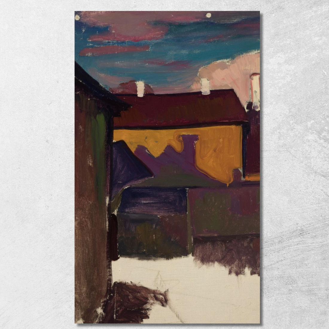 Veduta Del Cortile Nikolai Triik ntr48 quadro stampato su tela Veduta Del Cortile Nikolai Triik ntr48 quadro stampato su tela