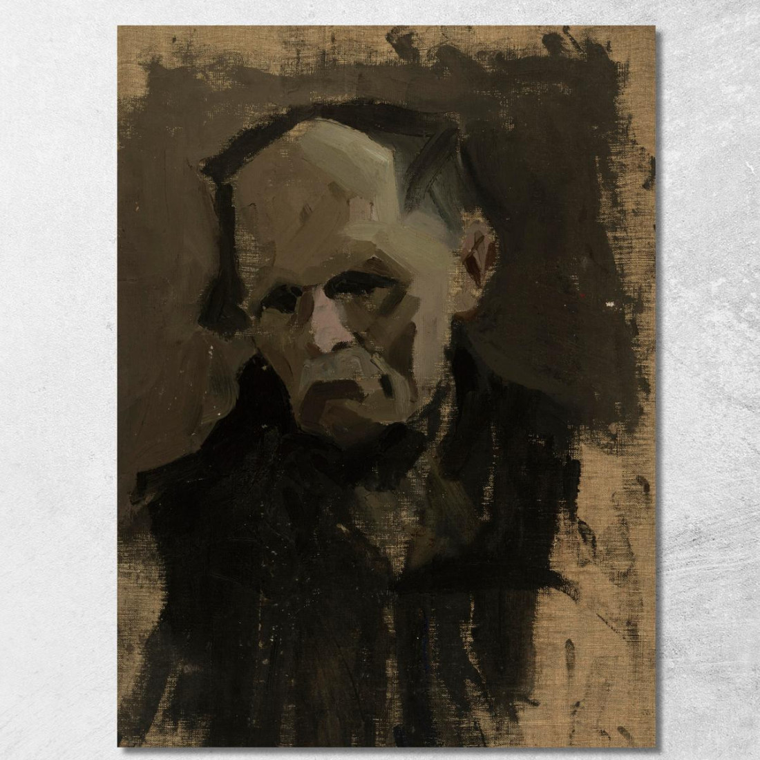 Testa Del Vecchio Nikolai Triik ntr49 quadro stampato su tela Testa Del Vecchio Nikolai Triik ntr49 quadro stampato su tela