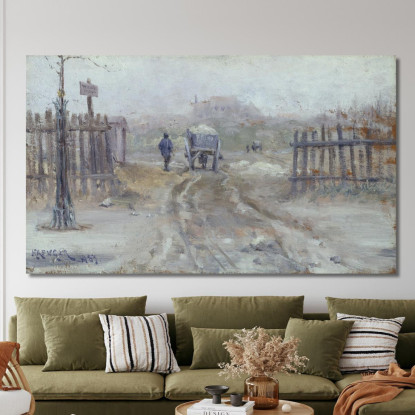 Paesaggio Francese Nils Kreuger nkr17 quadro stampato su tela