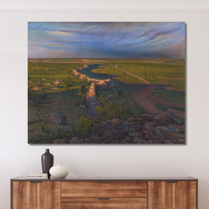 Paesaggio 3 Nils Kreuger nkr33 quadro stampato su tela