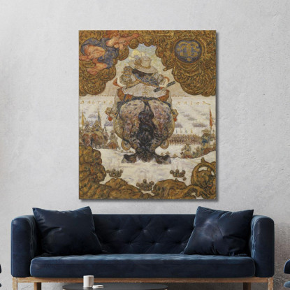 Seconda Serie Storica Dei Backs Karl X Di Svezia Nils Kreuger nkr64 quadro stampato su tela