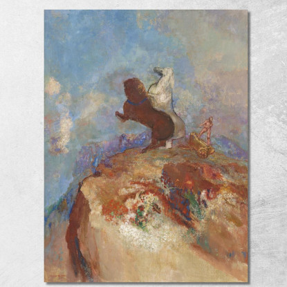 Apollo Odilon Redon ord7 quadro stampato su tela