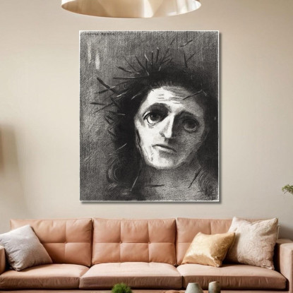 Cristo Dal Fiore Odilon Redon ord16 quadro stampato su tela