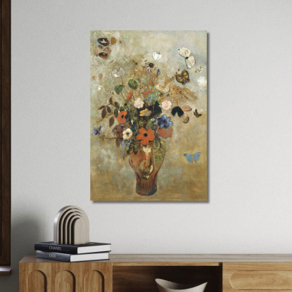 Natura Morta Con Fiori Odilon Redon ord67 quadro stampato su tela