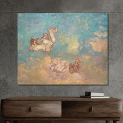 Il Carro Di Apollo Odilon Redon ord70 quadro stampato su tela