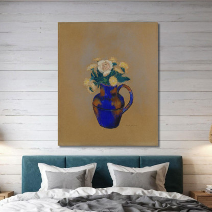 Vaso Di Fiori Odilon Redon ord89 quadro stampato su tela