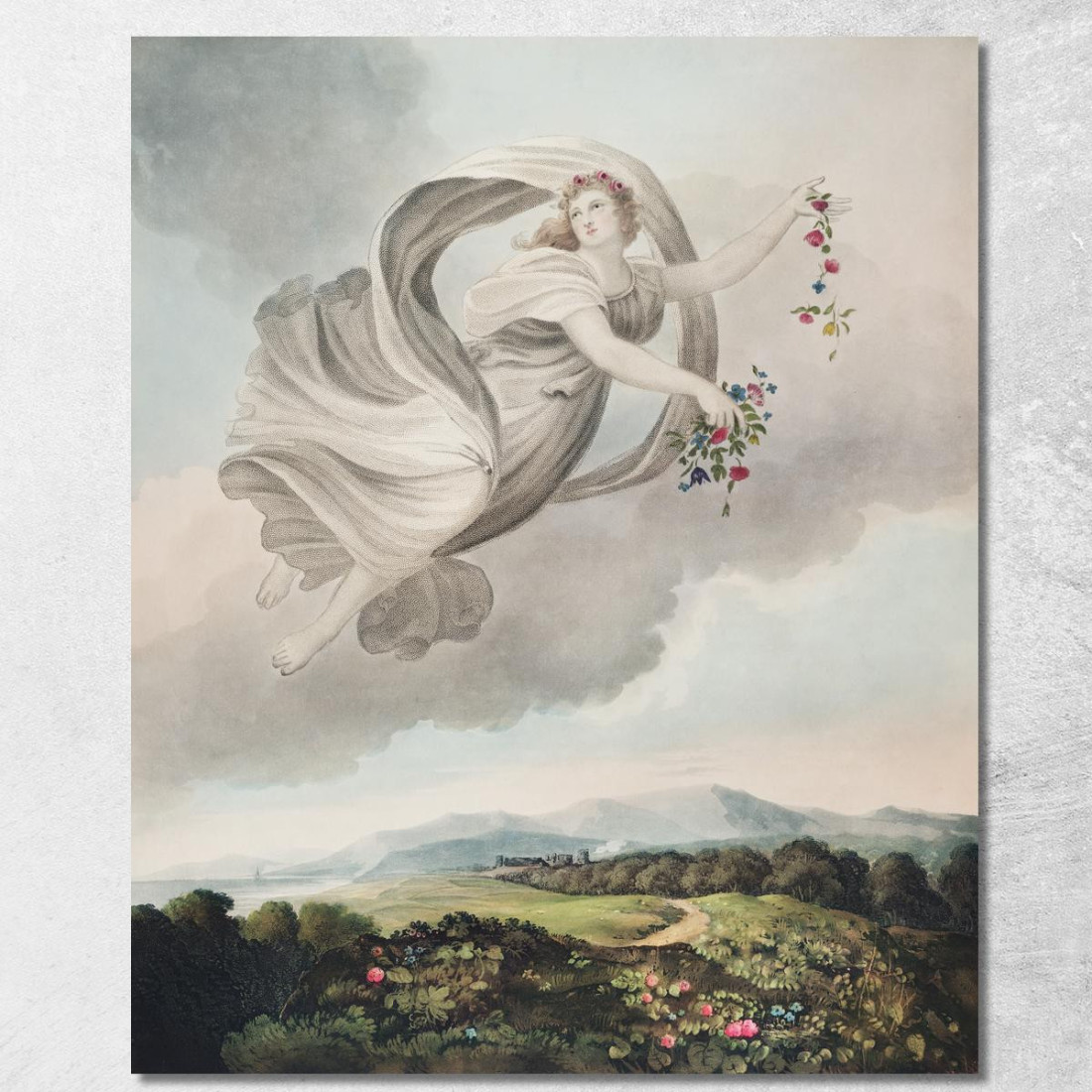 Flora Dispensa I Suoi Favori Sulla Terra Dal Tempio Di Flora Robert John Thornton rjt6 quadro stampato su tela Flora Dispensa I Suoi Favori Sulla Terra Dal Tempio Di Flora Robert John Thornton rjt6 quadro stampato su tela
