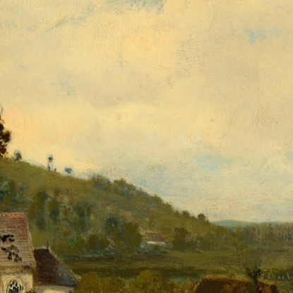 Una Vecchia Cappella In Una Valle Théodore Rousseau trs7 quadro stampato su tela