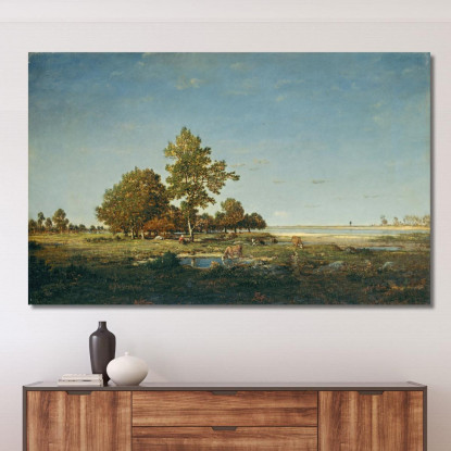Paesaggio Con Un Gruppo Di Alberi Théodore Rousseau trs17 quadro stampato su tela
