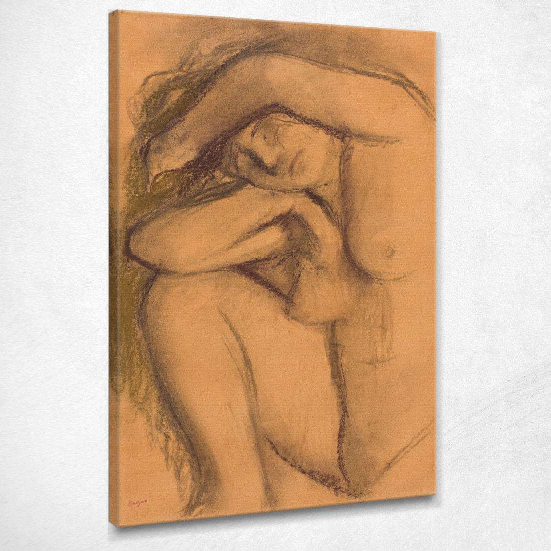 Studio Del Nudo Edgar Degas edg253 quadro stampato su tela Studio Del Nudo Edgar Degas edg253 quadro stampato su tela