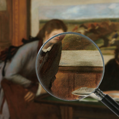 Imbronciato Edgar Degas edg254 quadro stampato su tela