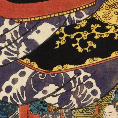 Vele Di Ritorno Utagawa Kuniyoshi ukn31 quadro stampato su tela