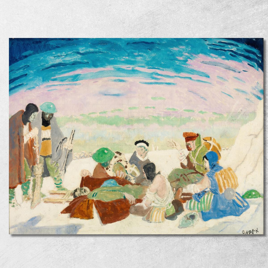 Morte Nella Neve William Orpen wrp2 quadro stampato su tela Morte Nella Neve William Orpen wrp2 quadro stampato su tela