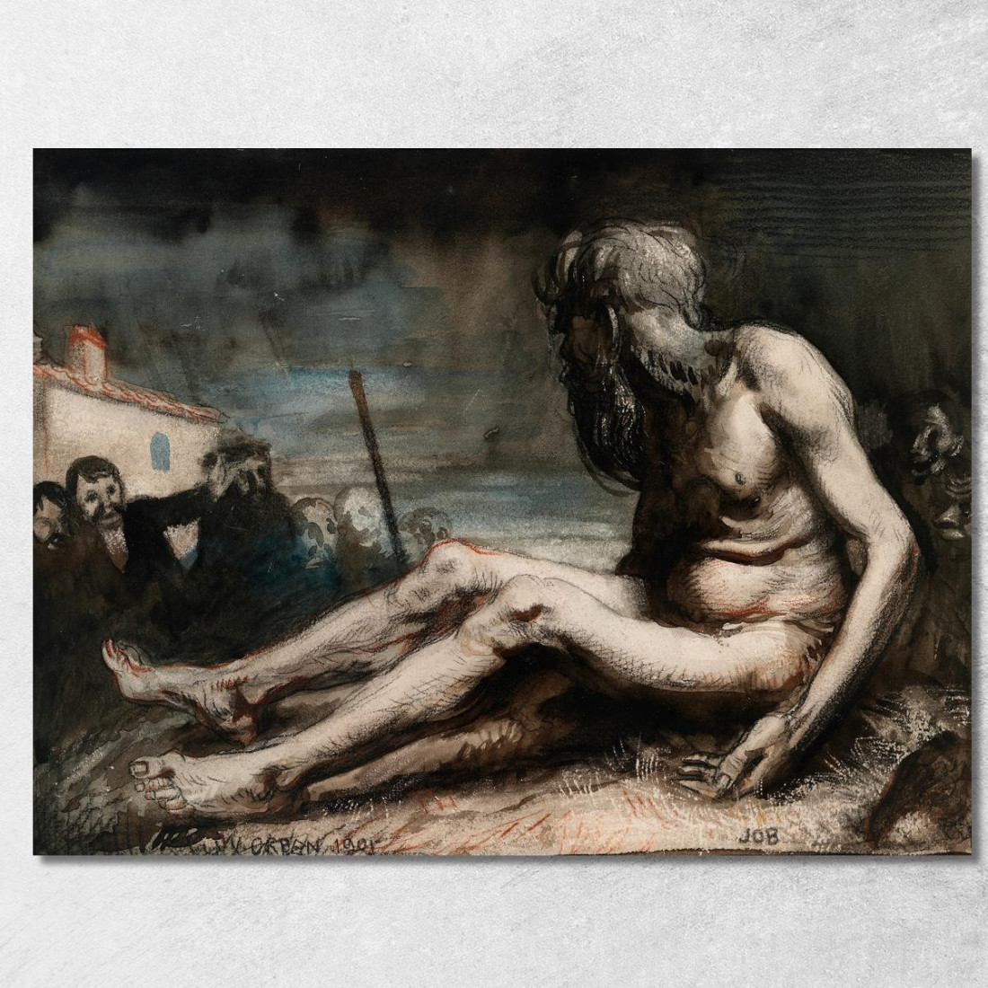 Lavoro Sul Letamaio William Orpen wrp7 quadro stampato su tela Lavoro Sul Letamaio William Orpen wrp7 quadro stampato su tela