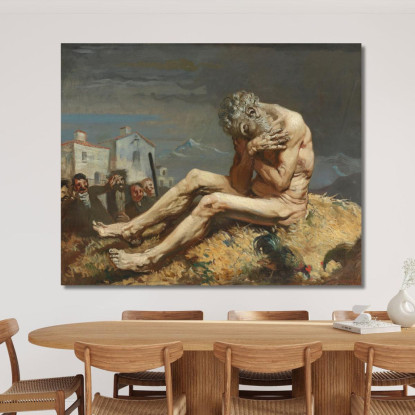 Lavoro William Orpen wrp8 quadro stampato su tela