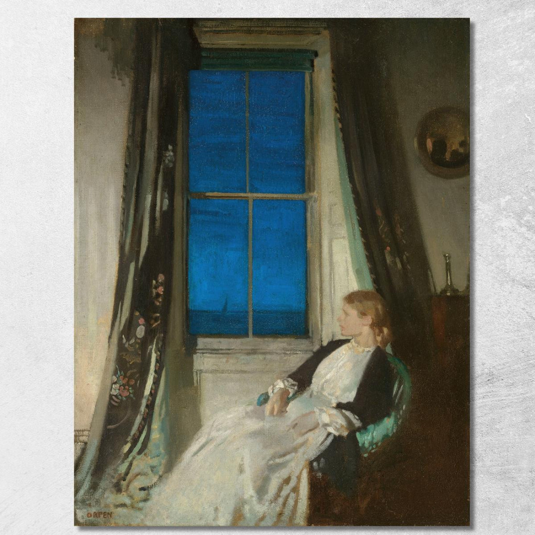 Notte William Orpen wrp18 quadro stampato su tela Notte William Orpen wrp18 quadro stampato su tela
