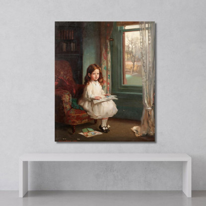 Ritratto Di Clara Hughes William Orpen wrp23 quadro stampato su tela