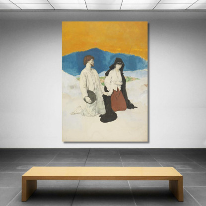 Studio Per Il Matrimonio Occidentale William Orpen wrp32 quadro stampato su tela