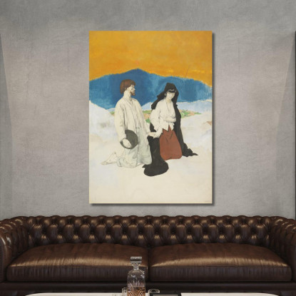 Studio Per Il Matrimonio Occidentale William Orpen wrp32 quadro stampato su tela