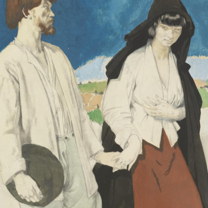 Studio Per Il Matrimonio Occidentale William Orpen wrp32 quadro stampato su tela