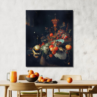 Frutta Abraham Mignon amn5 quadro stampato su tela