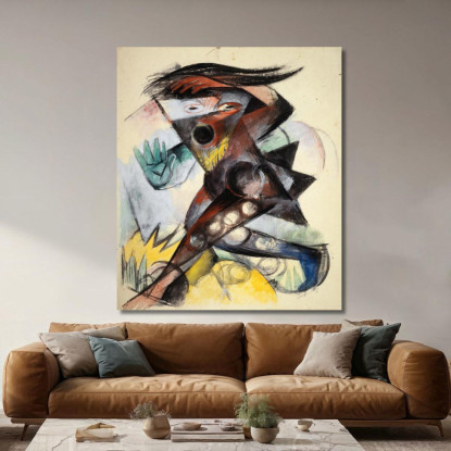 A Cali Franz Marc fmr7 quadro stampato su tela