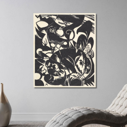 Creazione I Franz Marc fmr9 quadro stampato su tela