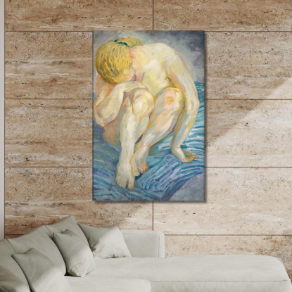 Studia Il Nudo Femminile Franz Marc fmr47 quadro stampato su tela