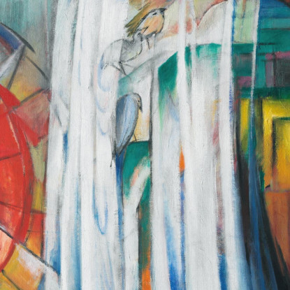 Il Mulino Stregato Franz Marc fmr48 quadro stampato su tela