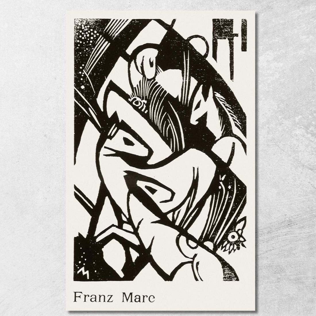 Cavalli Franz Marc fmr93 quadro stampato su tela Cavalli Franz Marc fmr93 quadro stampato su tela