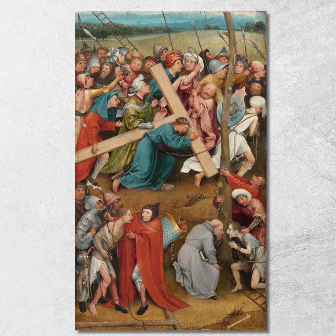 Cristo Che Porta La Croce2 Bosch Hieronymus hbs5 quadro stampato su tela Cristo Che Porta La Croce2 Bosch Hieronymus hbs5 quadro stampato su tela