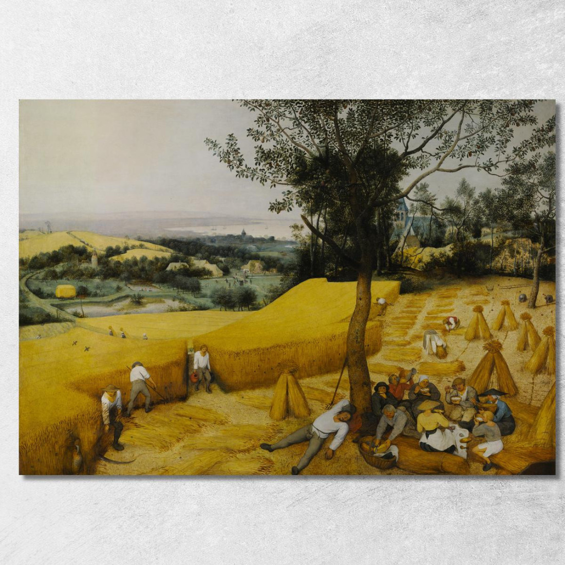 I mietitoriPieter Bruegel pbr20 quadro stampato su tela I mietitoriPieter Bruegel pbr20 quadro stampato su tela