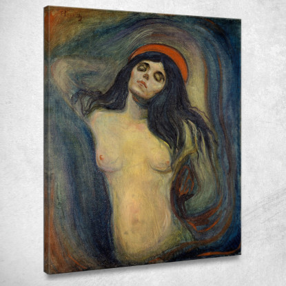 Madonna Edvard Munch em4 quadro stampato su tela