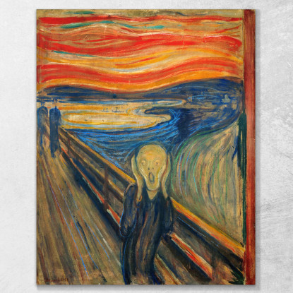 L'Urlo Edvard Munch em13 quadro stampato su tela