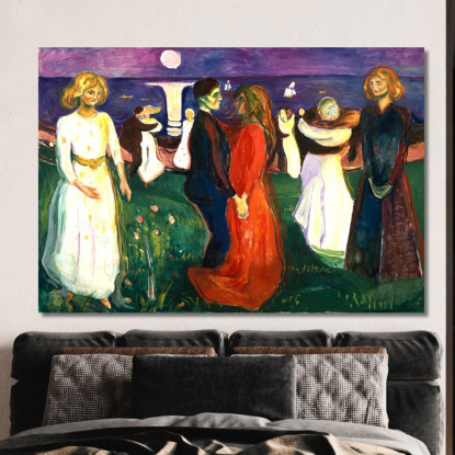 La Danza Della Vita Edvard Munch em21 quadro stampato su tela