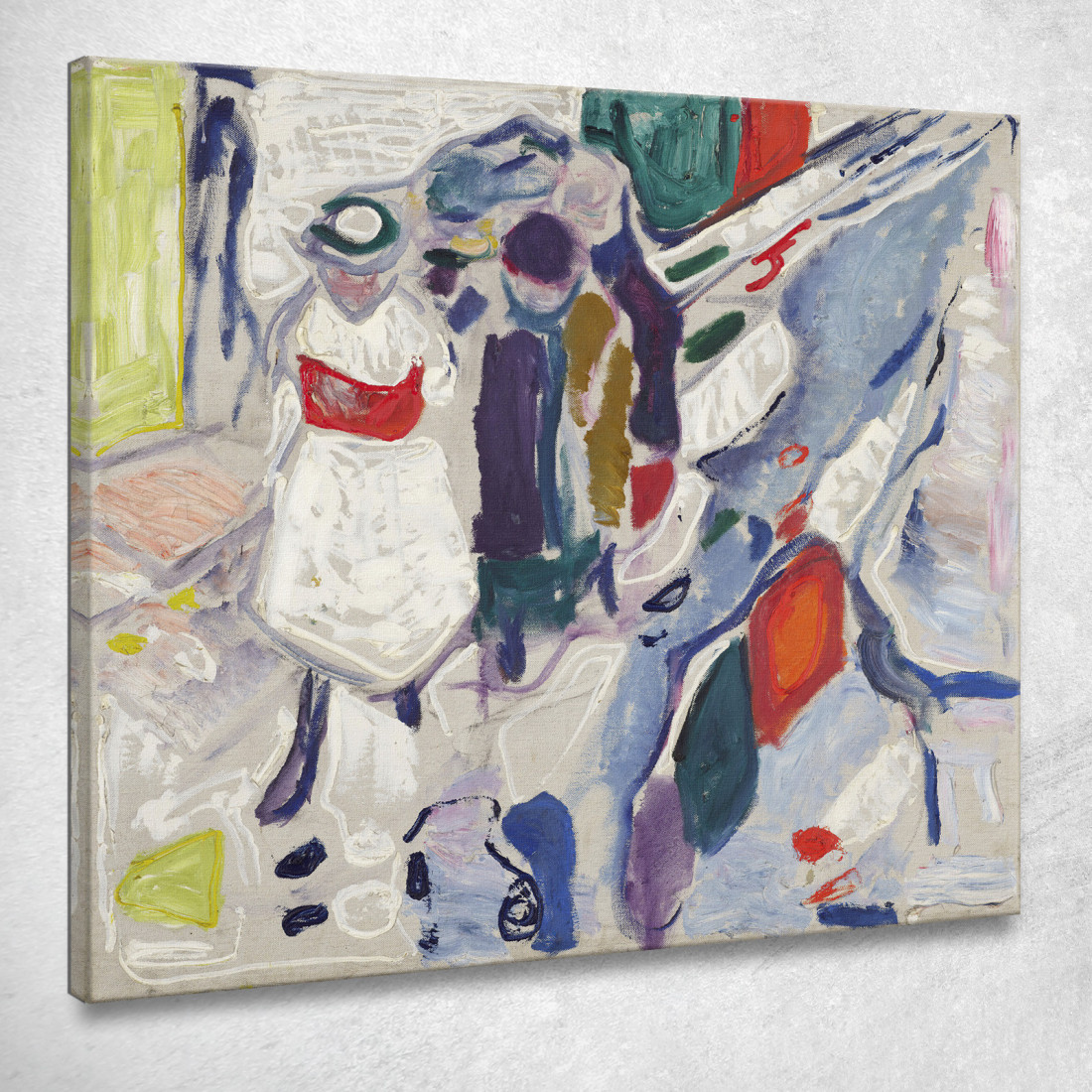 Bambini In Strada Edvard Munch em80 quadro stampato su tela Bambini In Strada Edvard Munch em80 quadro stampato su tela