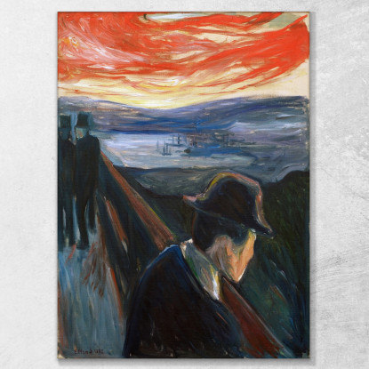 Disperazione 2 Edvard Munch em93 quadro stampato su tela